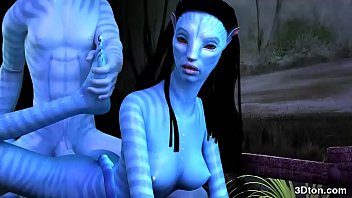 Hentai com avatar transando com humana